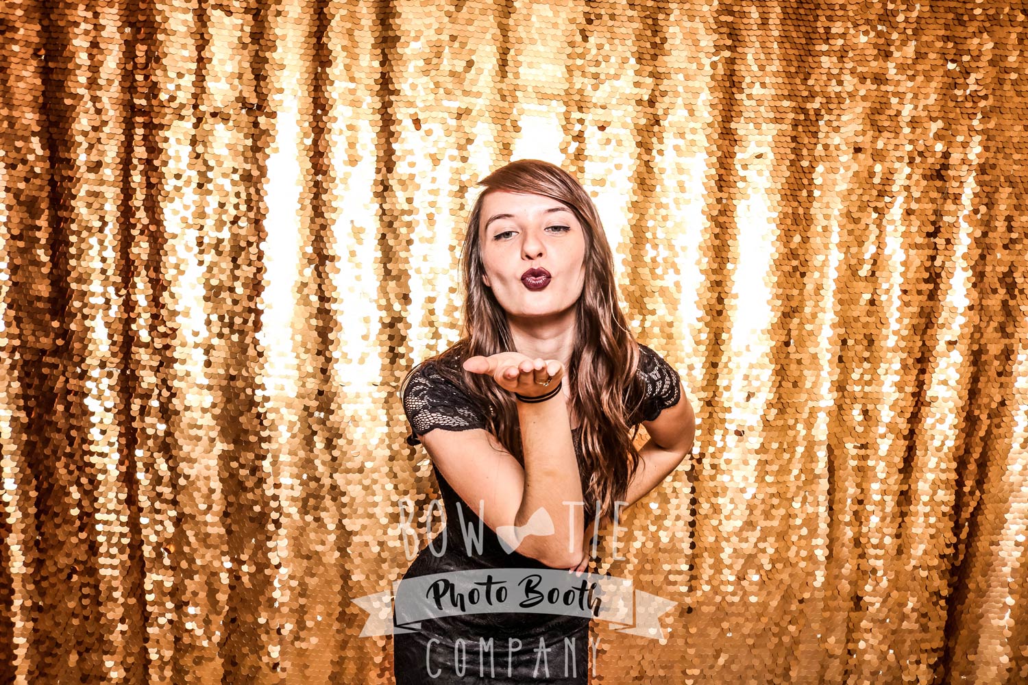 Large Gold Sequin Photo Booth Backdrop Buffalo